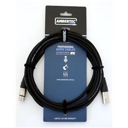 Microphone cable 3m REAN XLR M-F